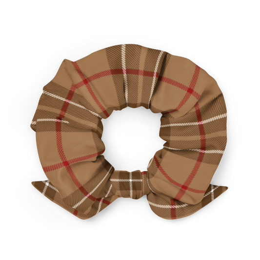 Plaid Recycled Scrunchie